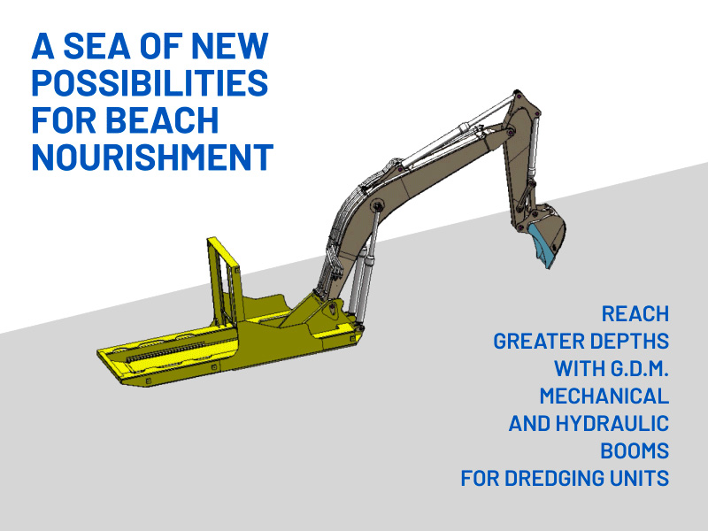 A sea full of new possibilities – Reach greater depths with GDM mechanical and hydraulic arms for dredging units